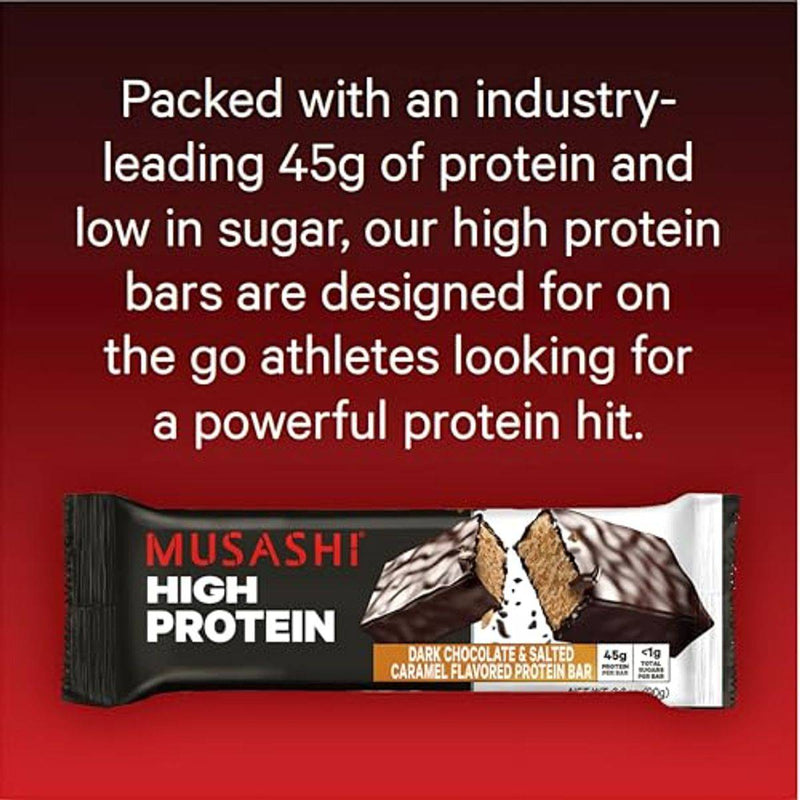Musashi High Protein Bar Dark Salted Caramel 90g
