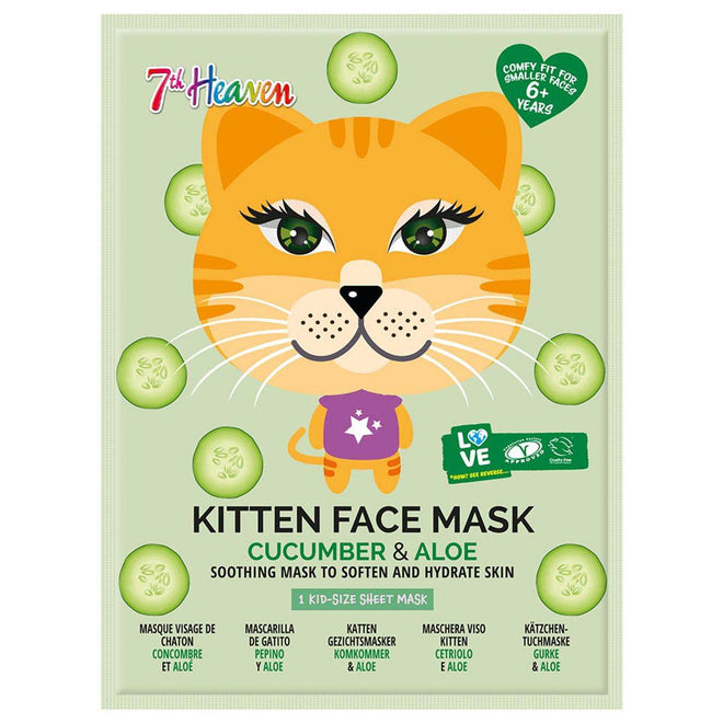 7th Heaven Kitten Face Mask