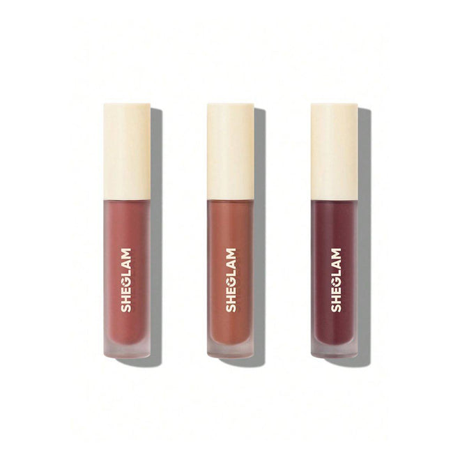 Sheglam Matte Allure Mini Liquid Lipstick Set Feel Real 3x2.3ml