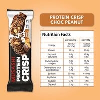 Musashi Protein Crisp Choc Peanut 60g