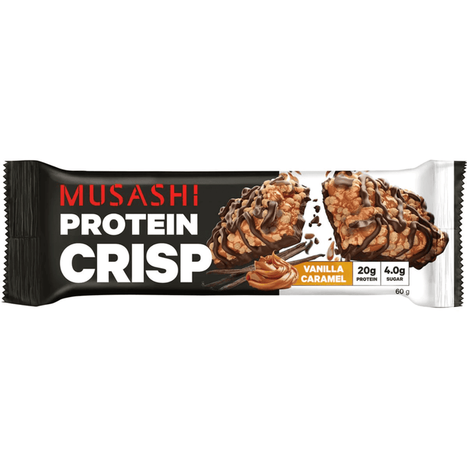 Musashi Protein Crisp Vanilla Caramel 60g