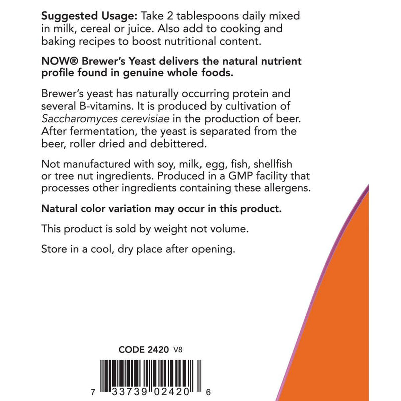 Now Brewers Yeast Powder 453g