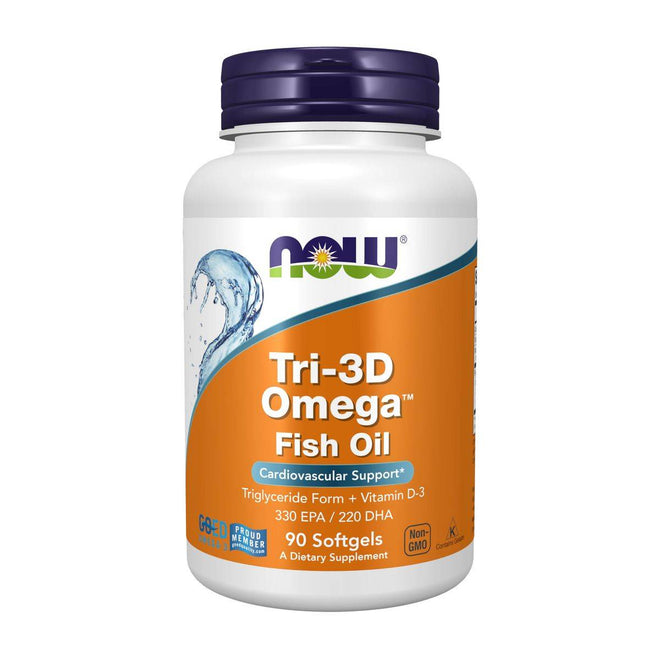 Now Fish Oil Omega Tri 3D 90 Softgels
