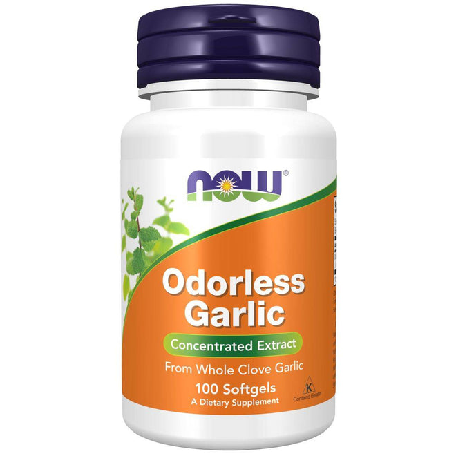 Now Garlic Odorless 100 Softgels