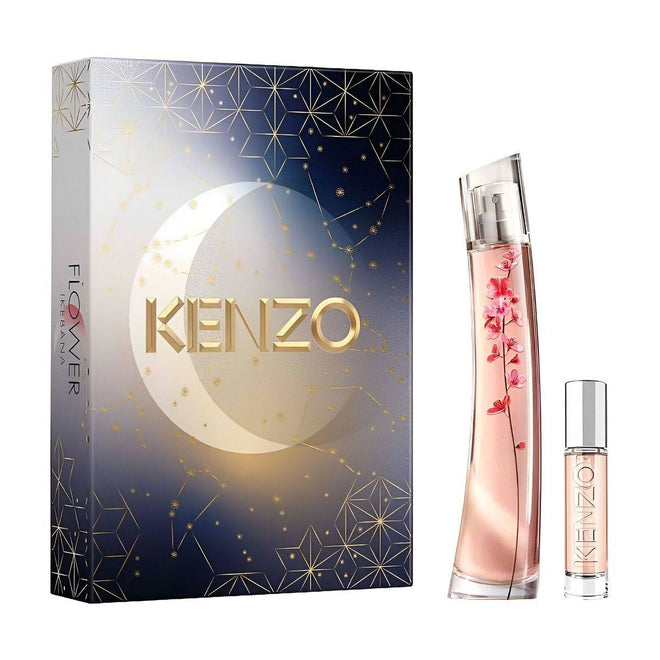 Kenzo Flower Ikebana By Kenzo (W) Set EDP 75ml + EDP 10ml Reusable Travel Spray