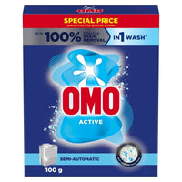 OMO Active Laundry Detergent Powder Semi Automatic 100g