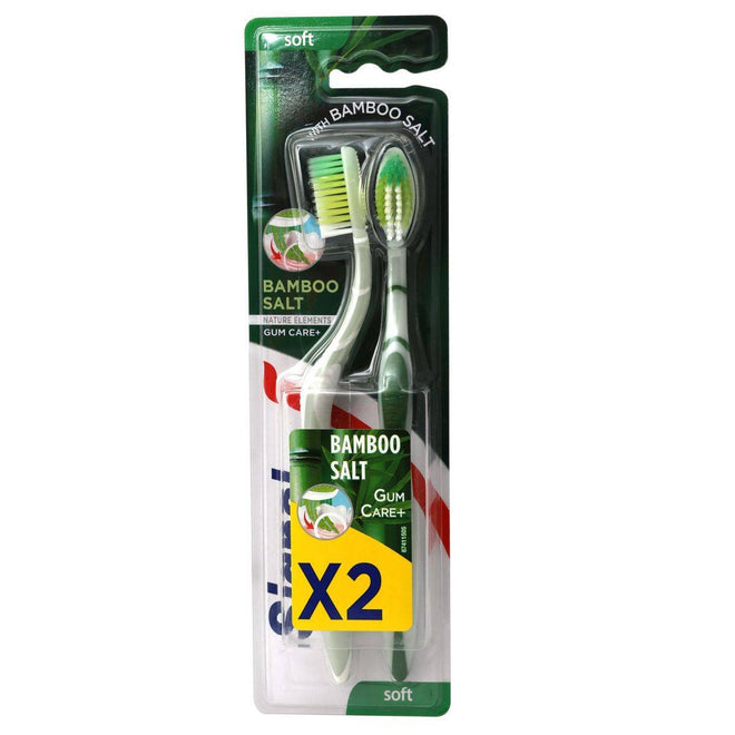 Signal Toothbrush Soft Nature Elements Bamboo Soft 2 Piece