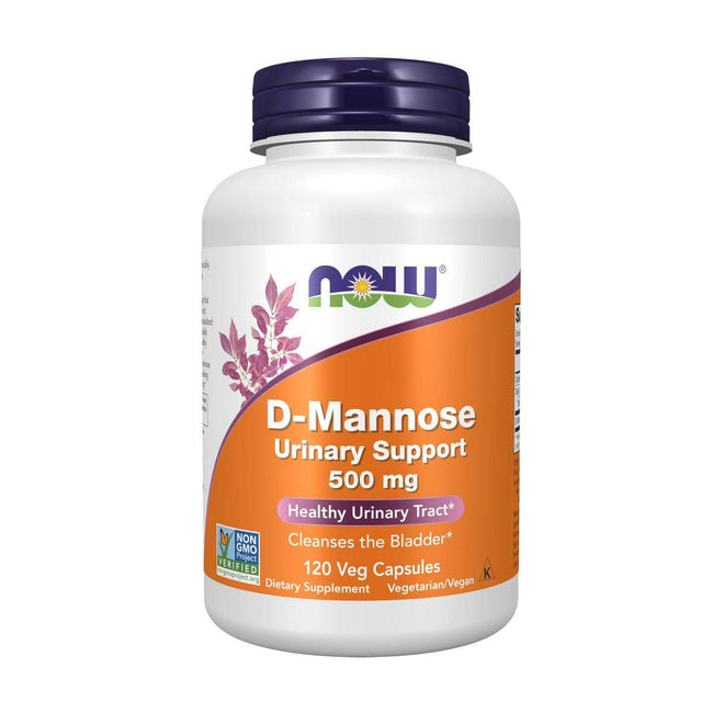 Now D Mannose 500mg 120 VegeCapsules