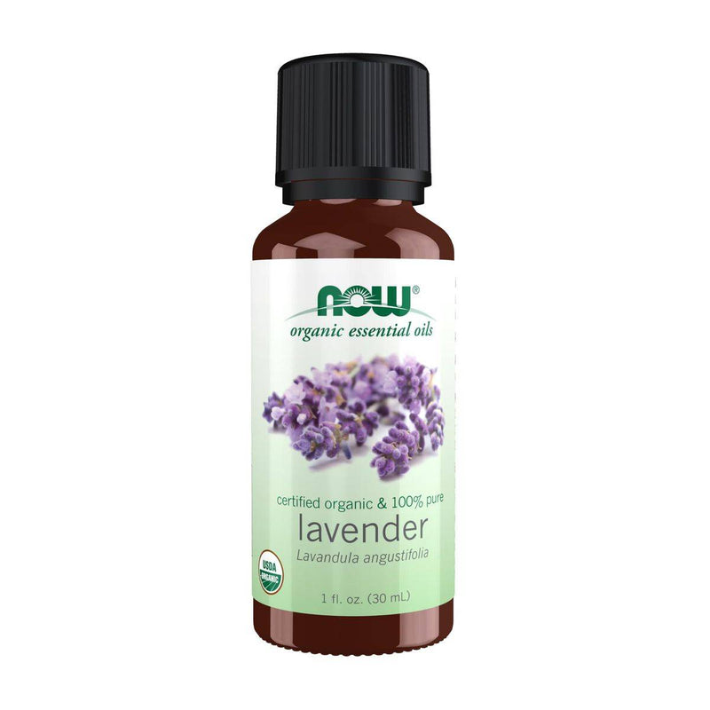Now Essential Oil 100% Pure Organic Lavender 30ml