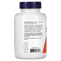 Now Apple Cider Vinegar 450mg 180 VegeCapsules