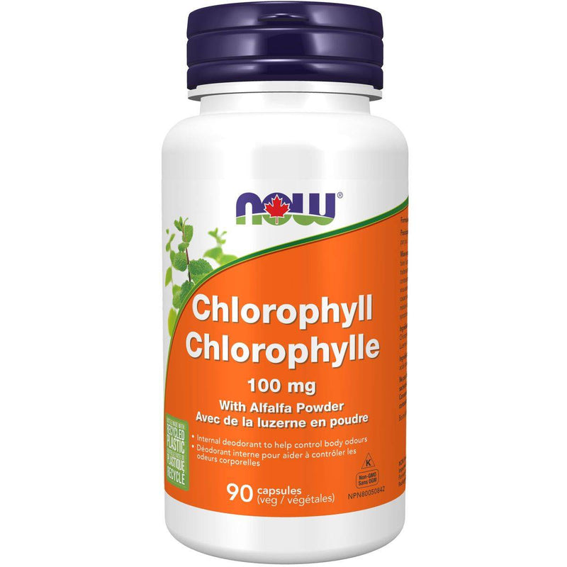 Now Chlorophyll 100mg 90 VegeCapsules