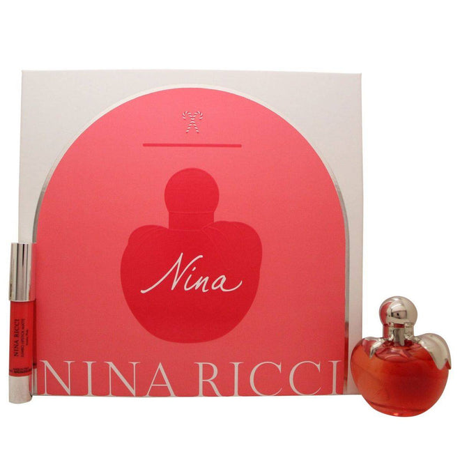 Nina Ricci Nina Les Belles De Nina (W) Set EDT 50ml +  Lipstick Matte 2.5g