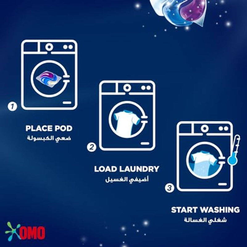 OMO Power Capsules 3-in-1 With Touch of Comfort 15 Pods