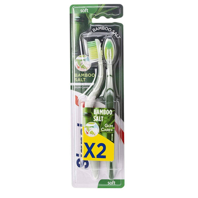 Signal Toothbrush Soft Bamboo Salt 2 Piece