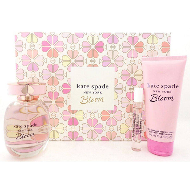 Kate Spade Bloom (W) Set EDT 100ml + EDT 7.5ml + Body Lotion 100ml