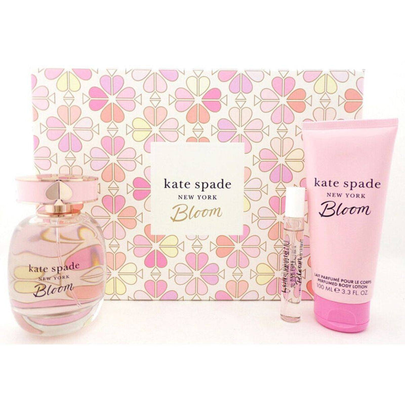 Kate Spade Bloom (W) Set EDT 100ml + EDT 7.5ml + Body Lotion 100ml