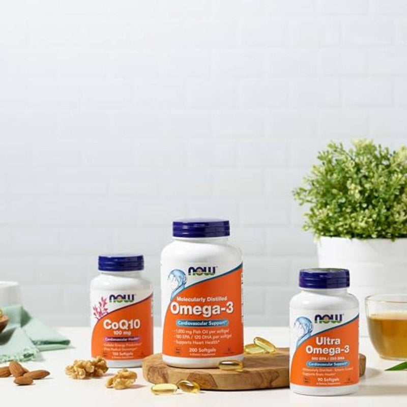 Now Fish Oil Omega 3 Ultra 90 Softgels