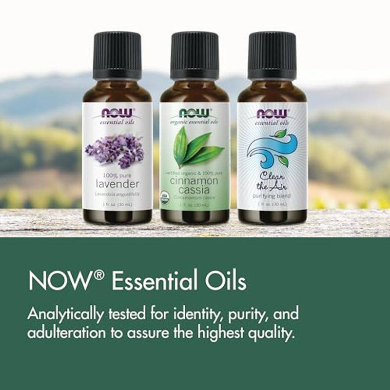 Now Essential Oil 100% Pure Organic Peppermint 30ml