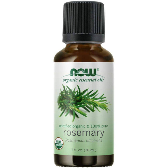 Now Essential Oil 100% Pure Organic Rosemary 30ml