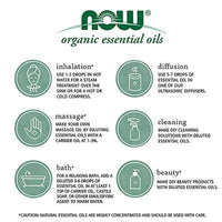 Now Essential Oil 100% Pure Organic Tea Tree 30ml