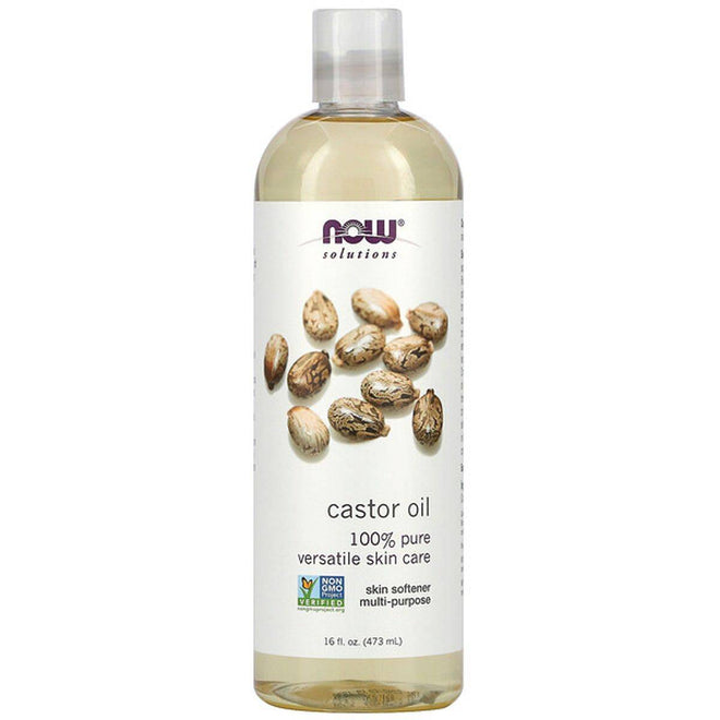 Now Essential Oil 100% Pure Castor Oil 473ml