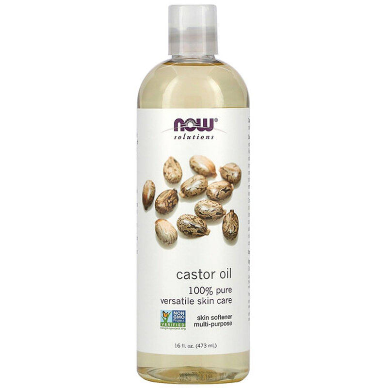 Now Essential Oil 100% Pure Castor Oil 473ml