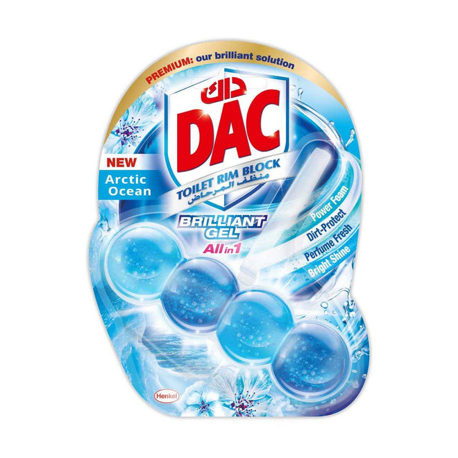 Dac Toilet Rim Block Brilliant Gel Ocean 142g