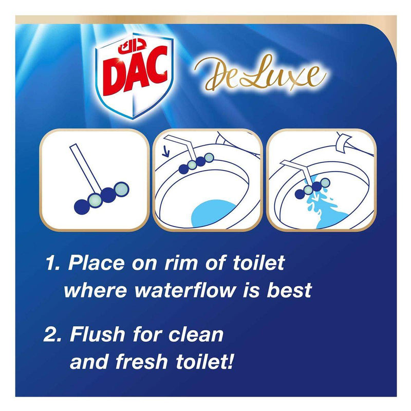 Dac Toilet Rim Block Deluxe Jasmine 50g
