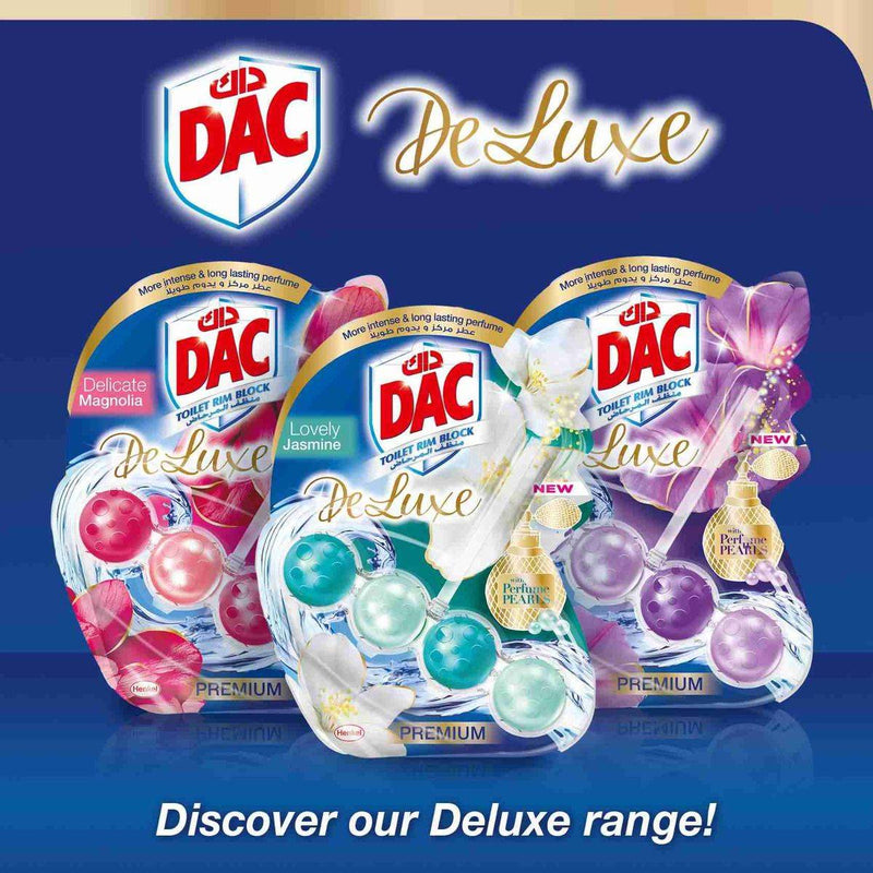 Dac Toilet Rim Block Deluxe Magnolia 50g