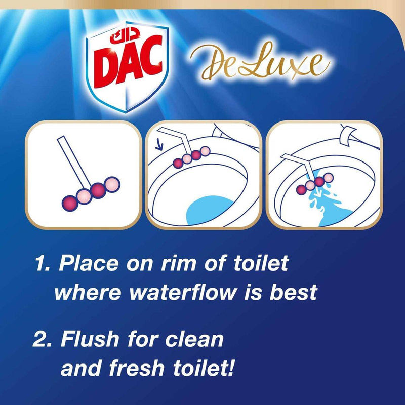 Dac Toilet Rim Block Deluxe Magnolia 50g
