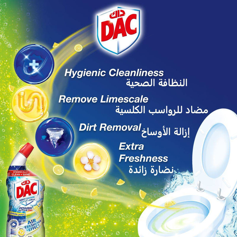 Dac Toliet Cleaner Lemon 750ml