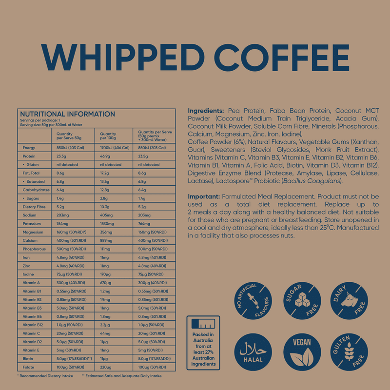Daily Shake Whipped Coffee Sachet 50g