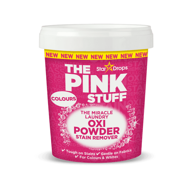 The Pink Stuff The Miracle Laundry Oxi Powder Stain Remover for Colours 1Kg