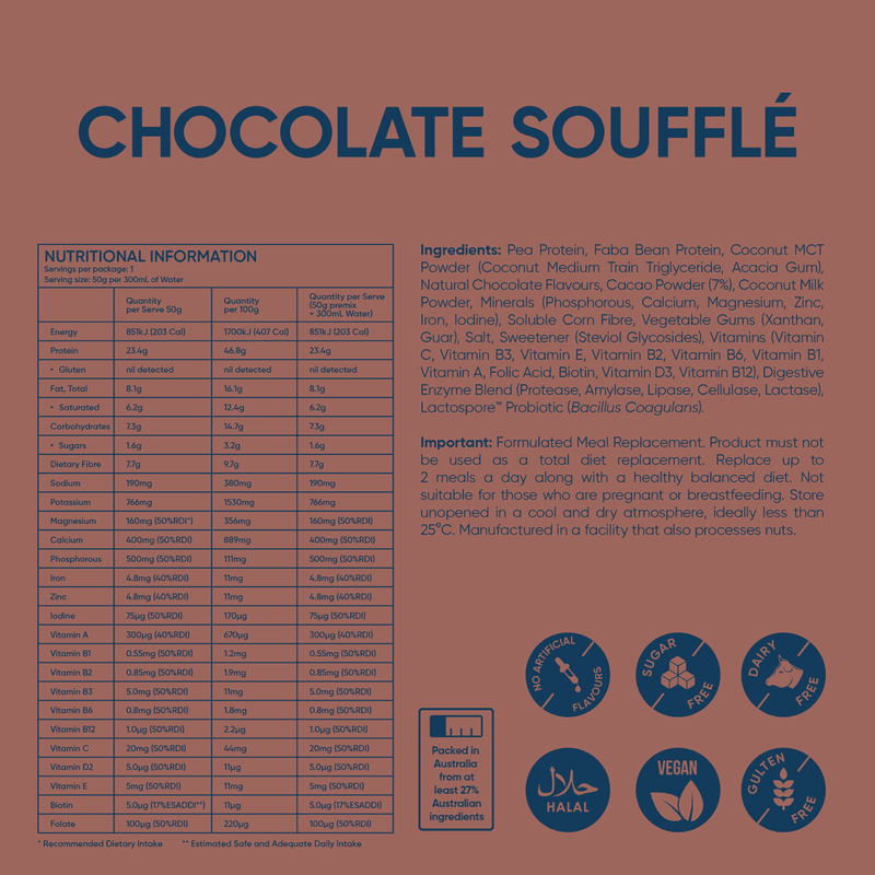Daily Shake Chocolate Souffle Sachet 50g