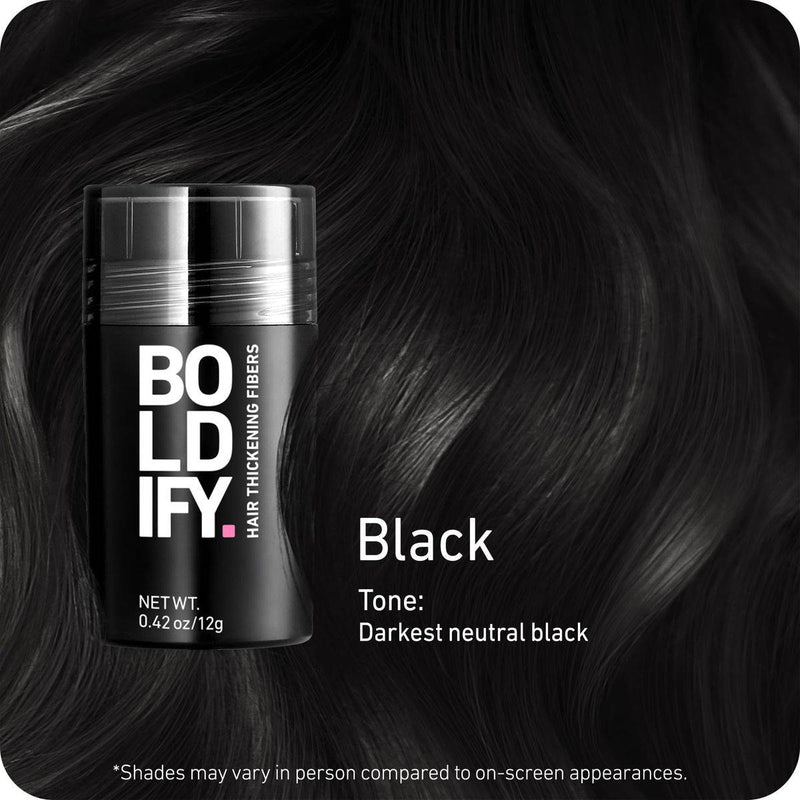 Boldify Hair Building Fiber Black 12g