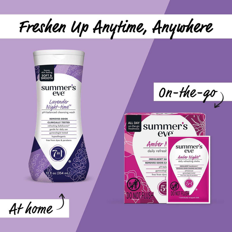 Summer's Eve Daily Refreshing Wash Lavender Nighttime 354ml