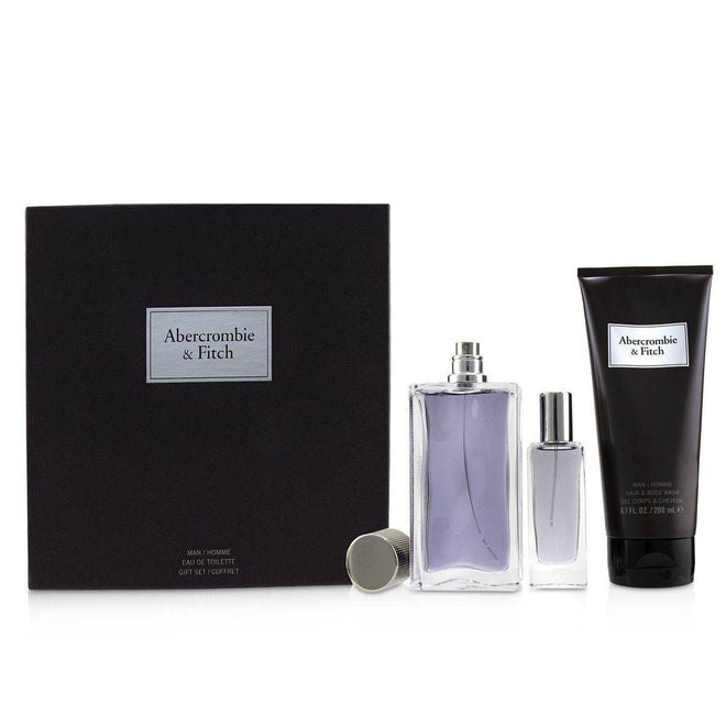 Abercrombie & Fitch First Instinct Man (M) Set EDT 100ml + EDT 15ml Travel Spray + Hair & Bodywash 200ml