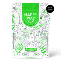 Happy Way Vegan Protein Powder Chocolate 500g