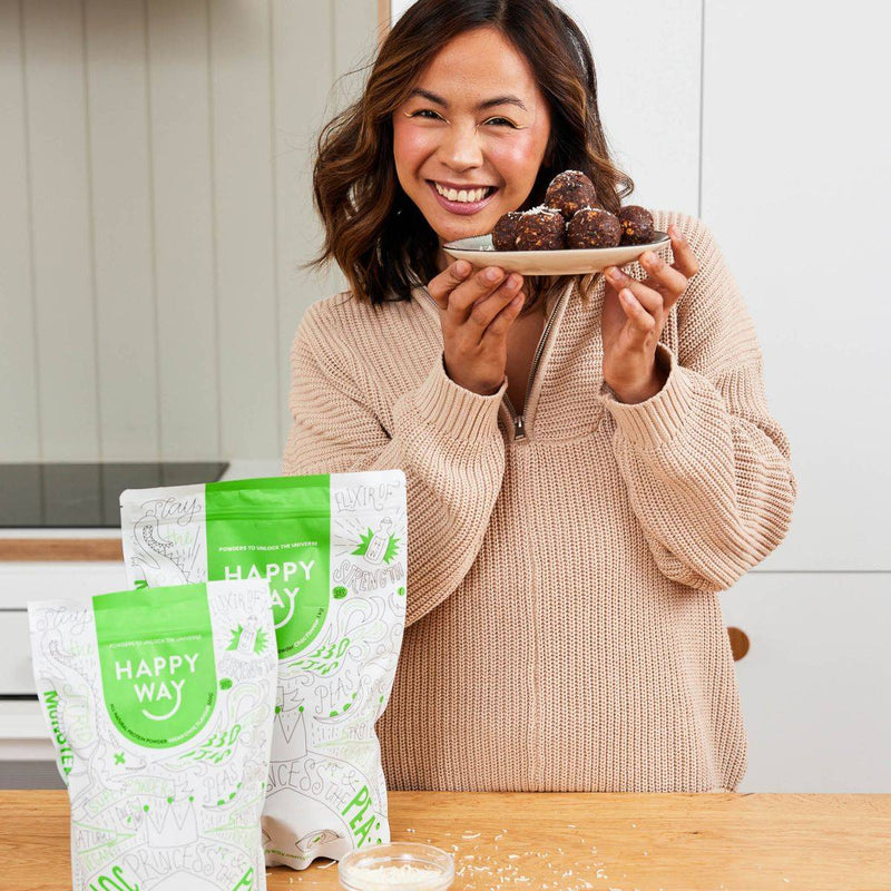 Happy Way Vegan Protein Powder Chocolate 500g