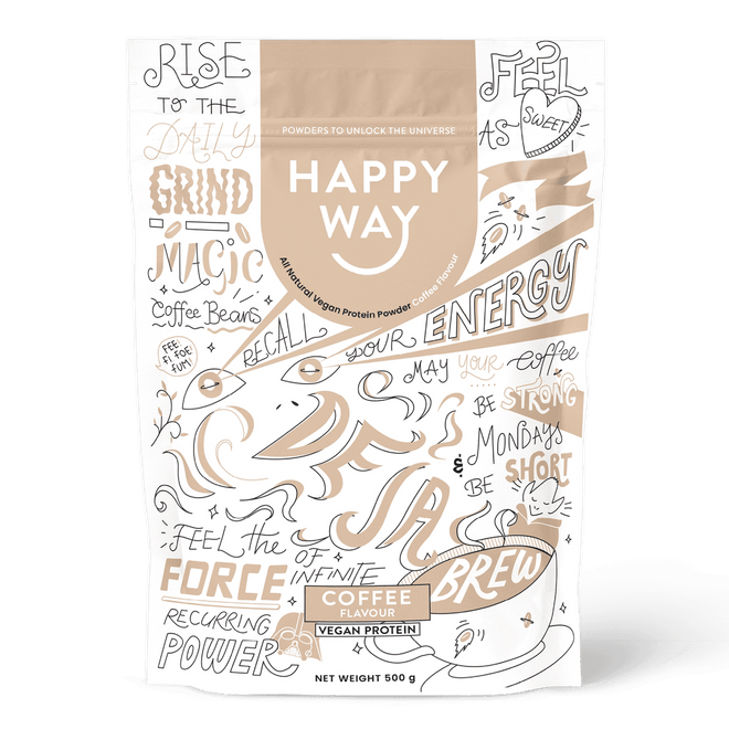 Happy Way Vegan Protein Powder Coffee 500g