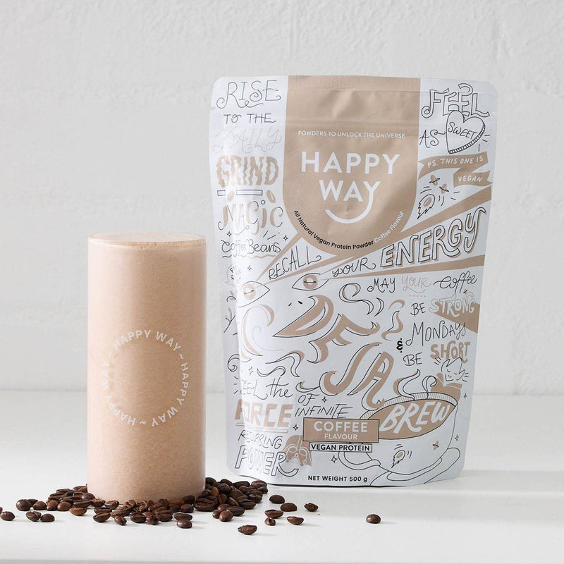 Happy Way Vegan Protein Powder Coffee 500g