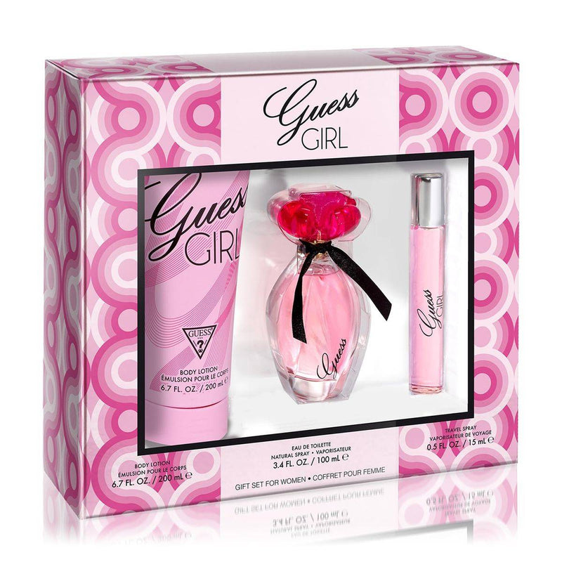 Guess Girl (W) Set EDT 100ml + EDT 15ml Travel Spray + Body Lotion 200ml