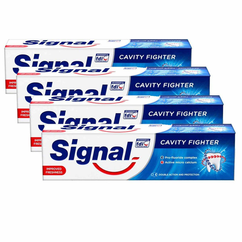 Signal Toothpaste Cavity Fighter 4 x 75ml Value Pack