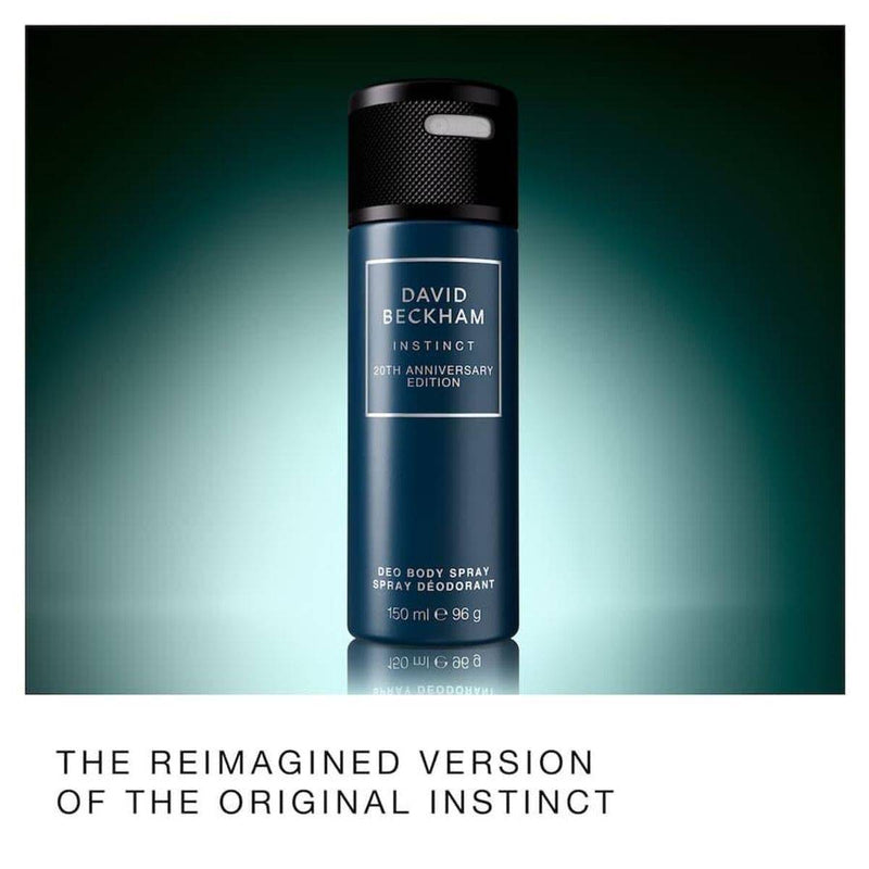 David Beckham Men Instinct 20th Anniversary Edition Deodorant Body Spray 150ml