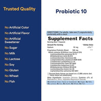 Puritans Pride Probiotic 10 60 Capsules