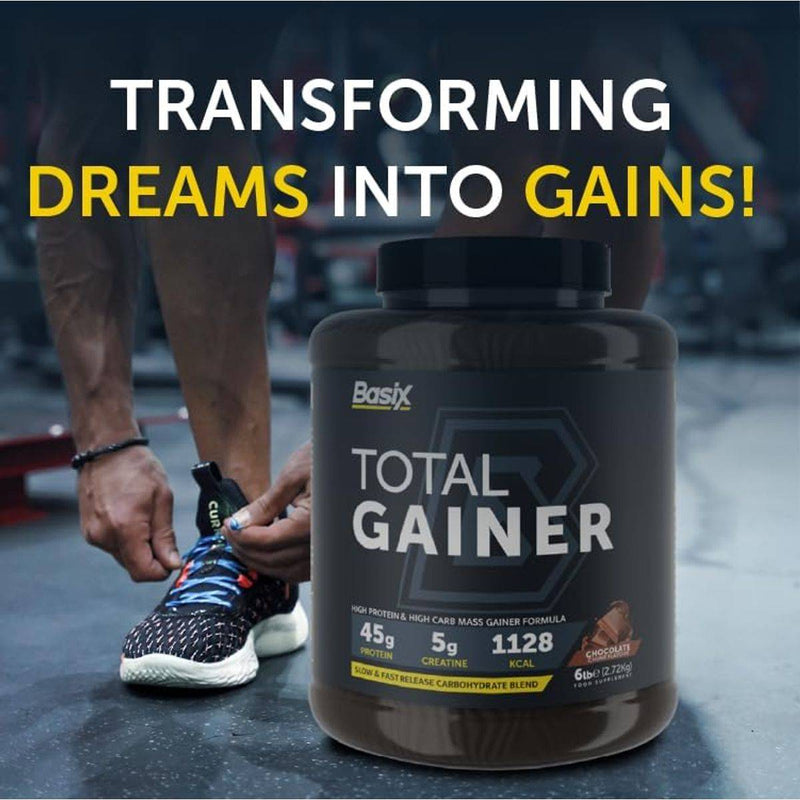 Basix Total Gainer Choco Chunk 2.72kg