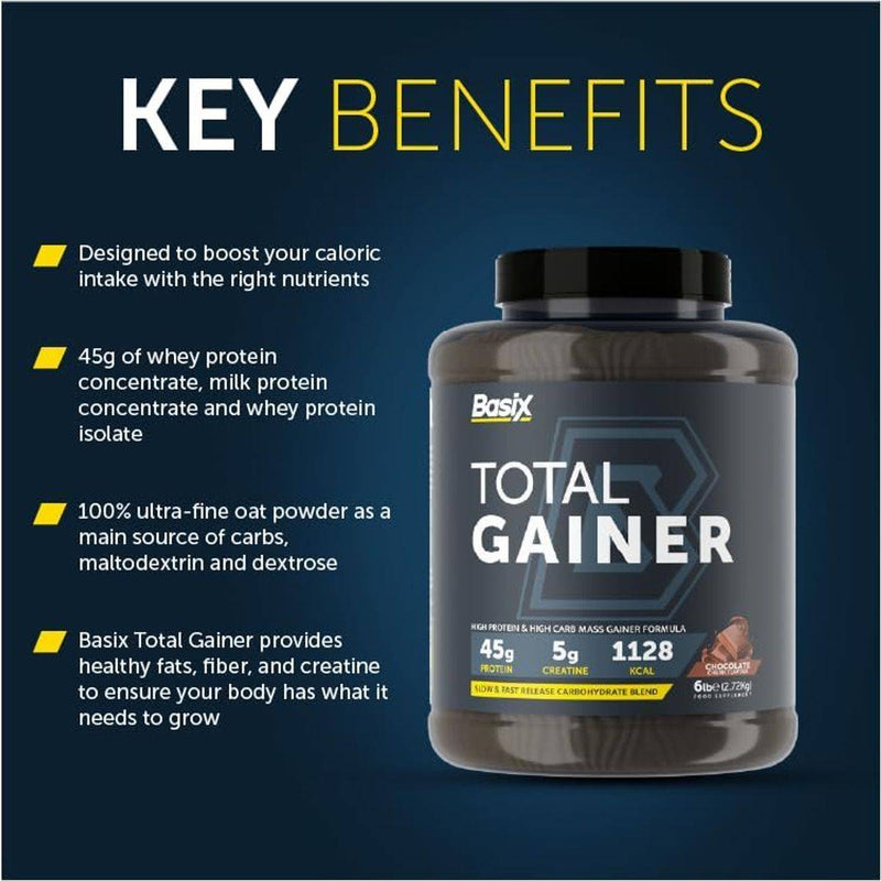 Basix Total Gainer Choco Chunk 2.72kg