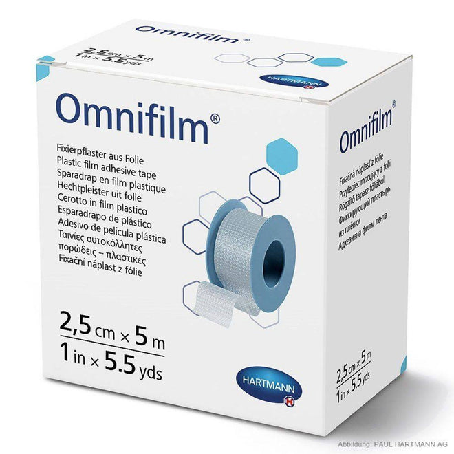 Omnifilm Adhesive Plastic Film Tape 2.5cm x 5m
