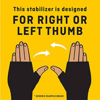 Futuro Deluxe Thumb Stabilizer Small/Medium Black