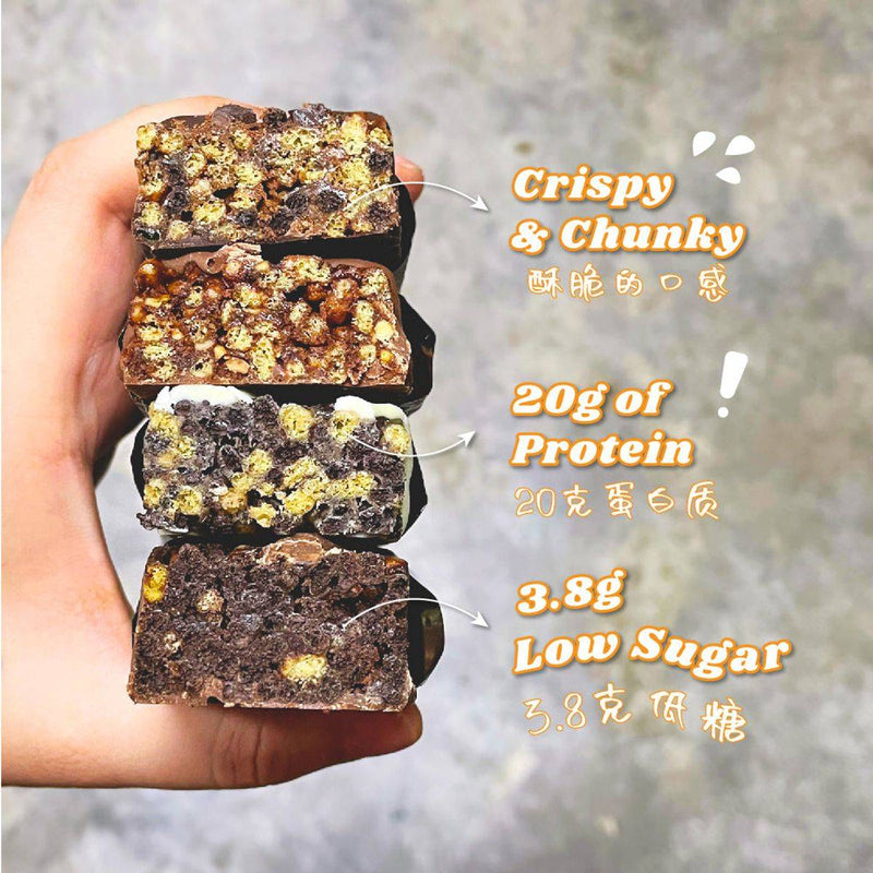 Musashi Protein Crisp Dark Choc Mint 60g